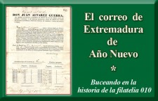 El correo de Extremadura de Año Nuevo de 1838.