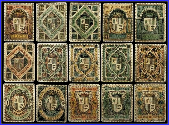 Ensayos litográficos sobre cartón bordador con hilo de oro realizados por Plácido Ramón de Torres.